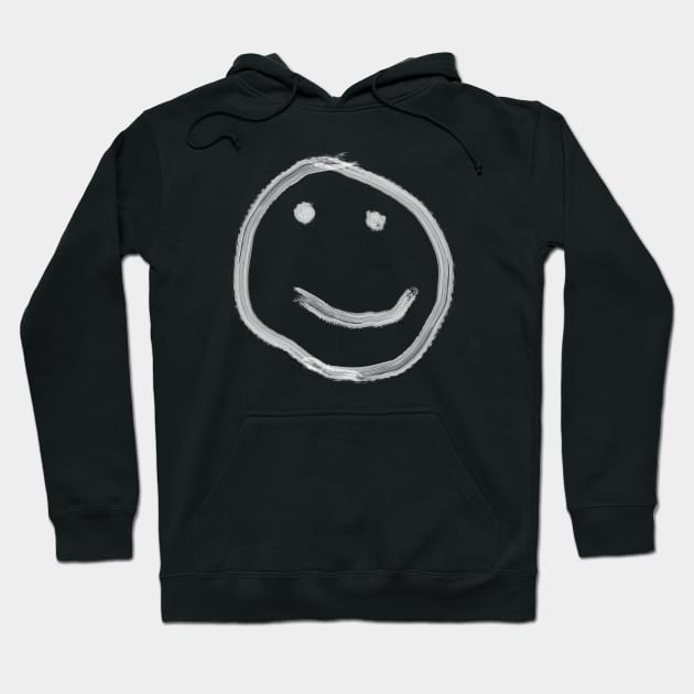 SMILE IN WHITE OIL Hoodie by jcnenm